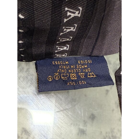 Louis Vuitton Monogram Jungle Bandeau Scarf 100% Silk Brown/Beige - Picture 3 of 8